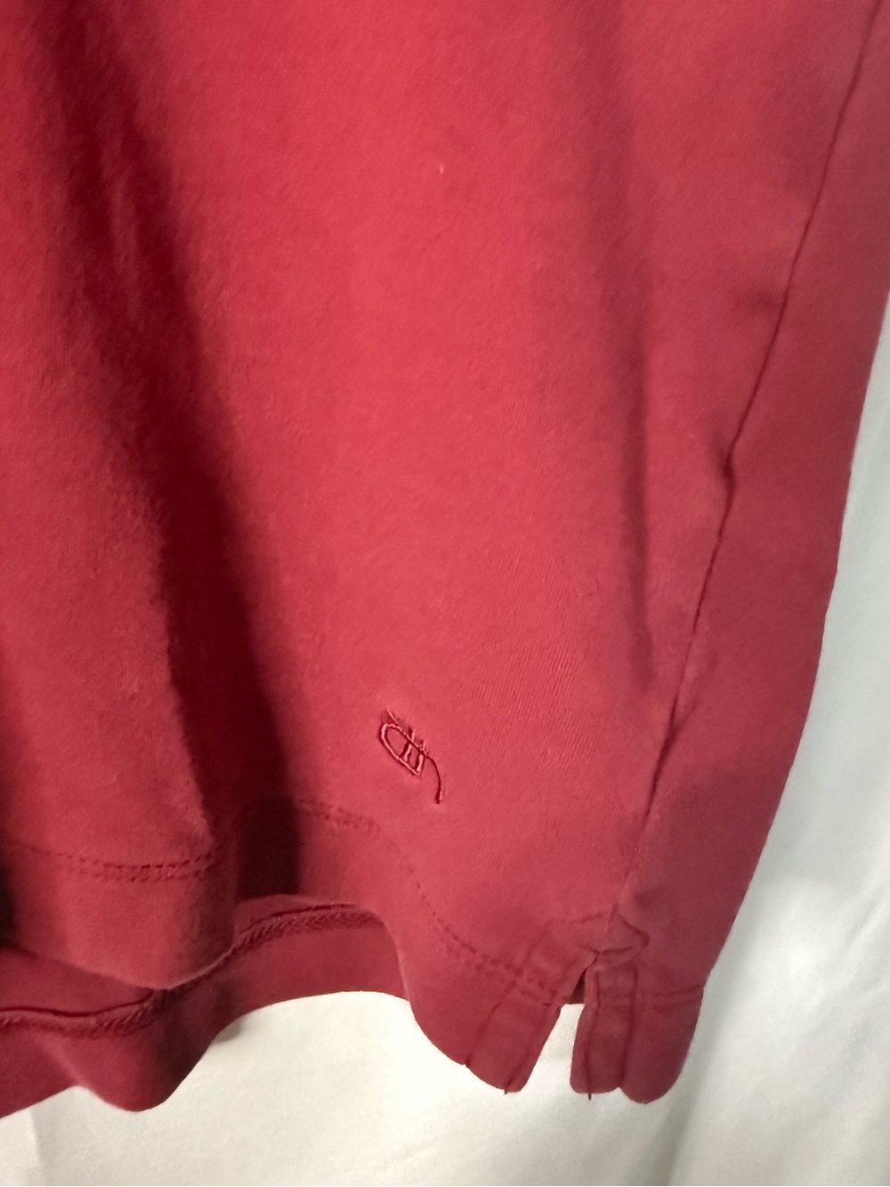 Banana Republic Men's Wine Red Polo Shirt  Size M - Picture 4 of 8